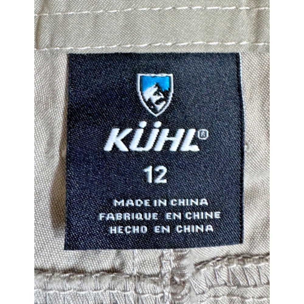 KÜHL Born in the Mountains Capri Pants Size 12 Khaki Style #6215 - Picture 7 of 16